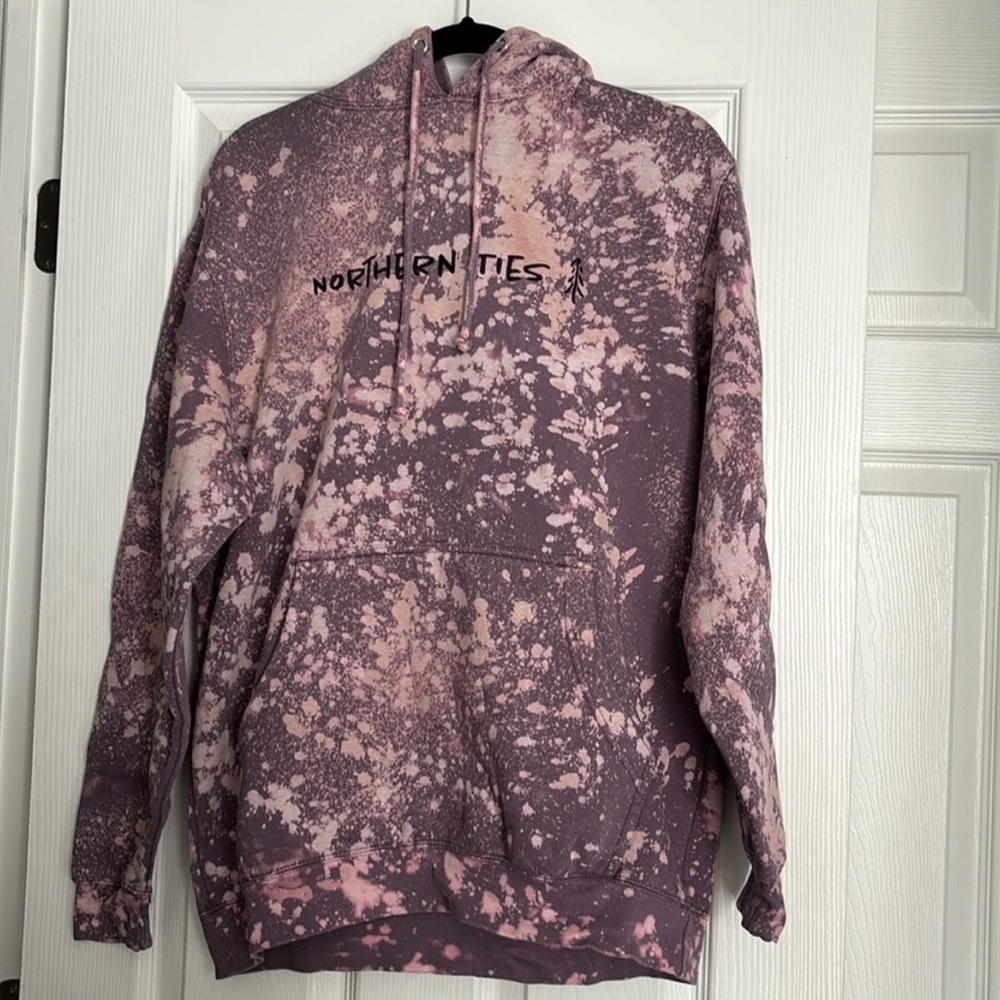 Northern Ties Tie Dye Sweatshirt Hoodie Pullover Long Sleeve Sweater Top Medium